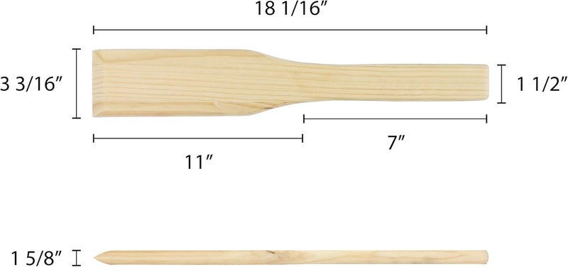Thunder Group WDTHMP018 Mixing Paddle, 18" L, Wood - Image 2